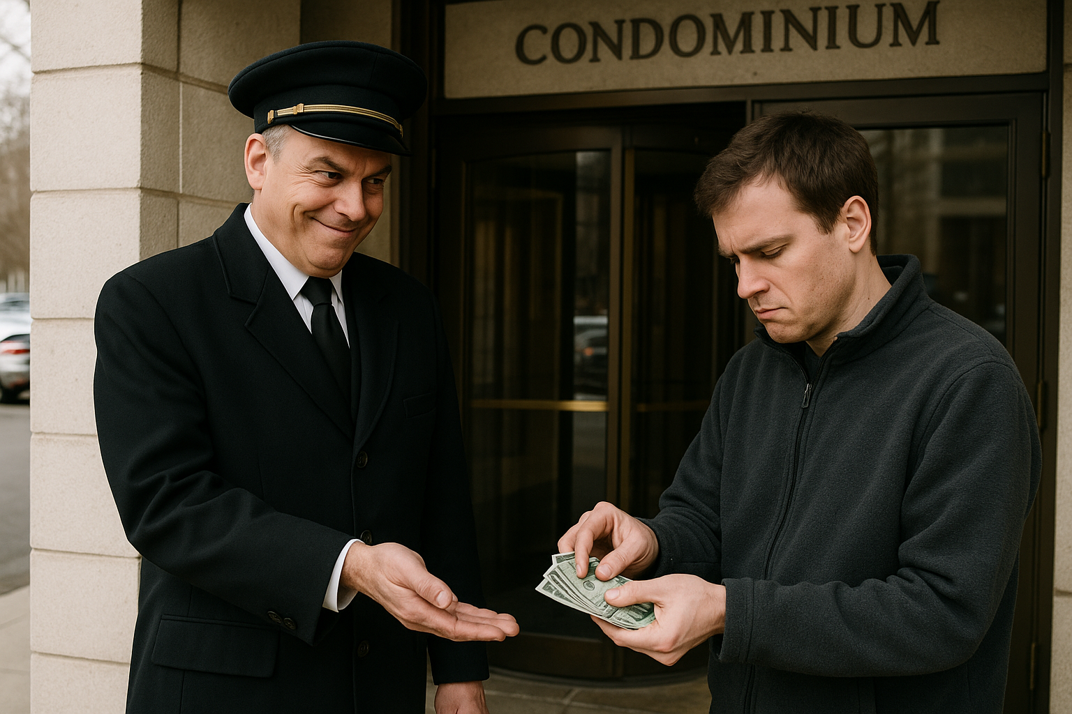 Is this the right way to handle parking fees?